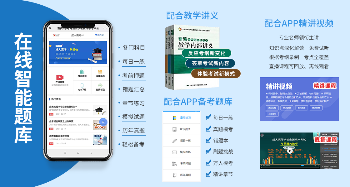 安徽成人高考高起專復習大綱（最新版）