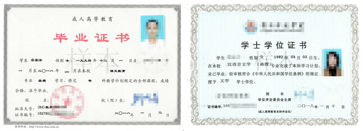 安徽成人教育畢業(yè)證書樣本?。ńㄗh收藏）